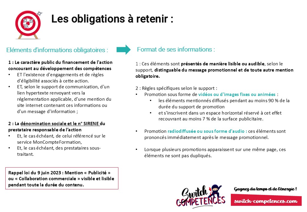 obligations communication des influenceurs