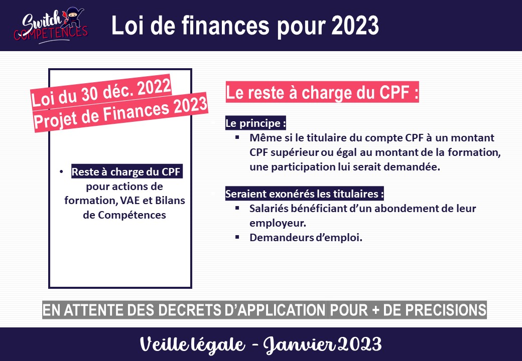 Reste à charge CPF