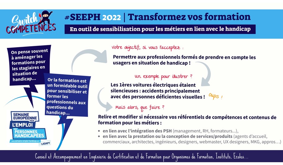 Sensibiliser au handicap dans la formation