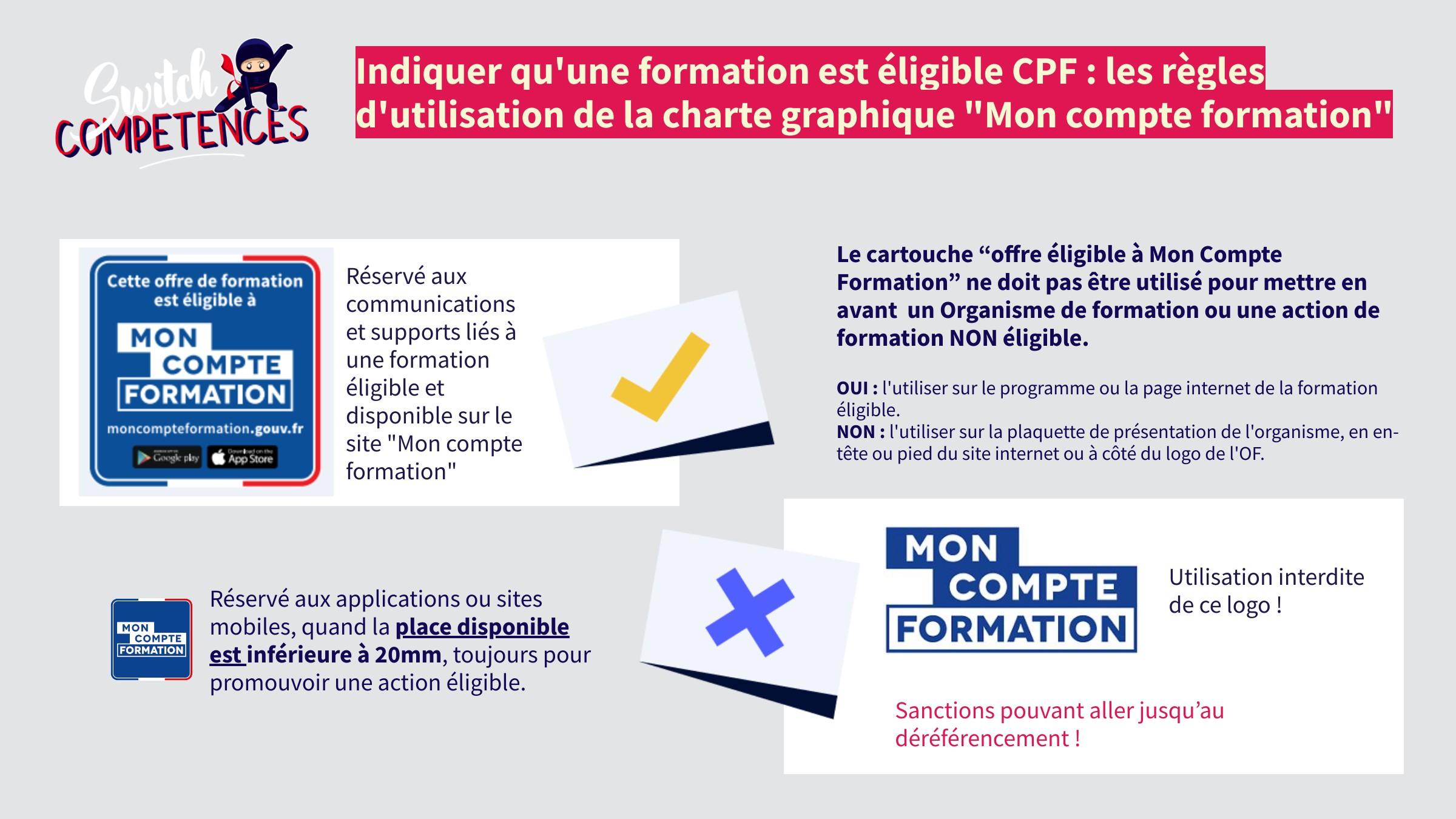 Quel Logo "Mon Compte Formation" Utiliser ? | Switch Compétences