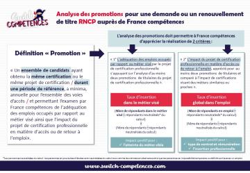 analyse des promotions et taux d'insertion titre RNCP