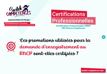 devenir promotions projet RNCP