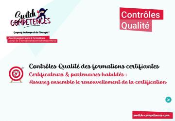 Renouvellement certifications professionnelles